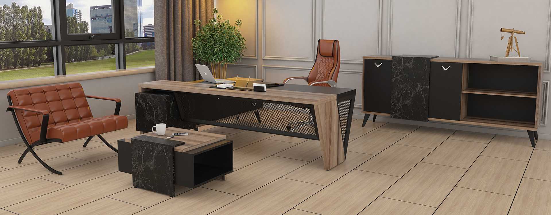 Kalahari Executive Desk Set